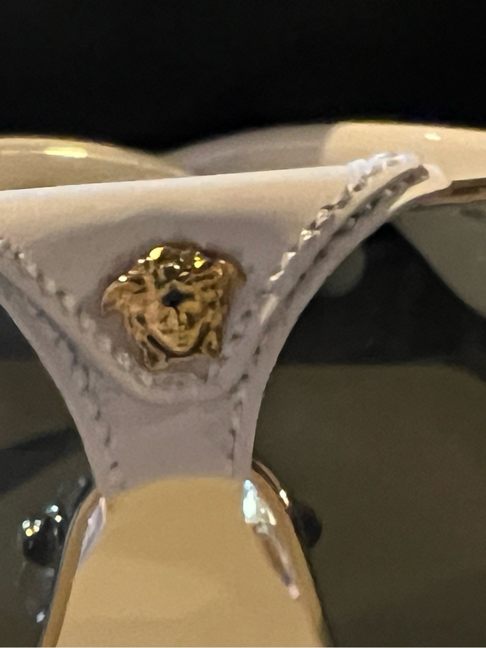RARE VERSACE Sunglasses Mod. 2207 1341-QVE2207 Frame - Picture 6 of 7